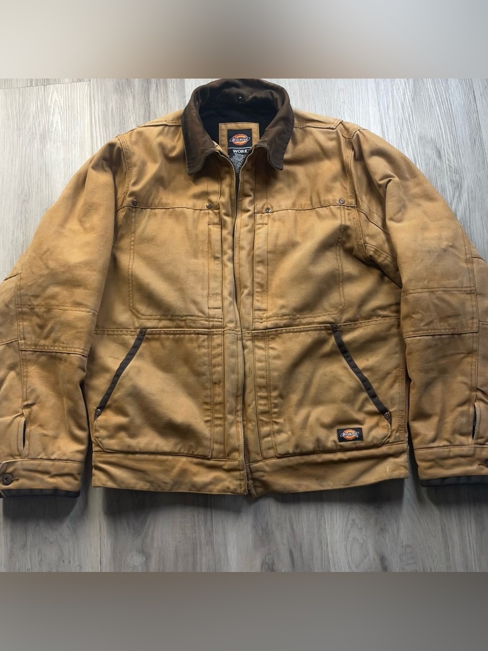 Dickies Men’s Tan/Brown Work Coat